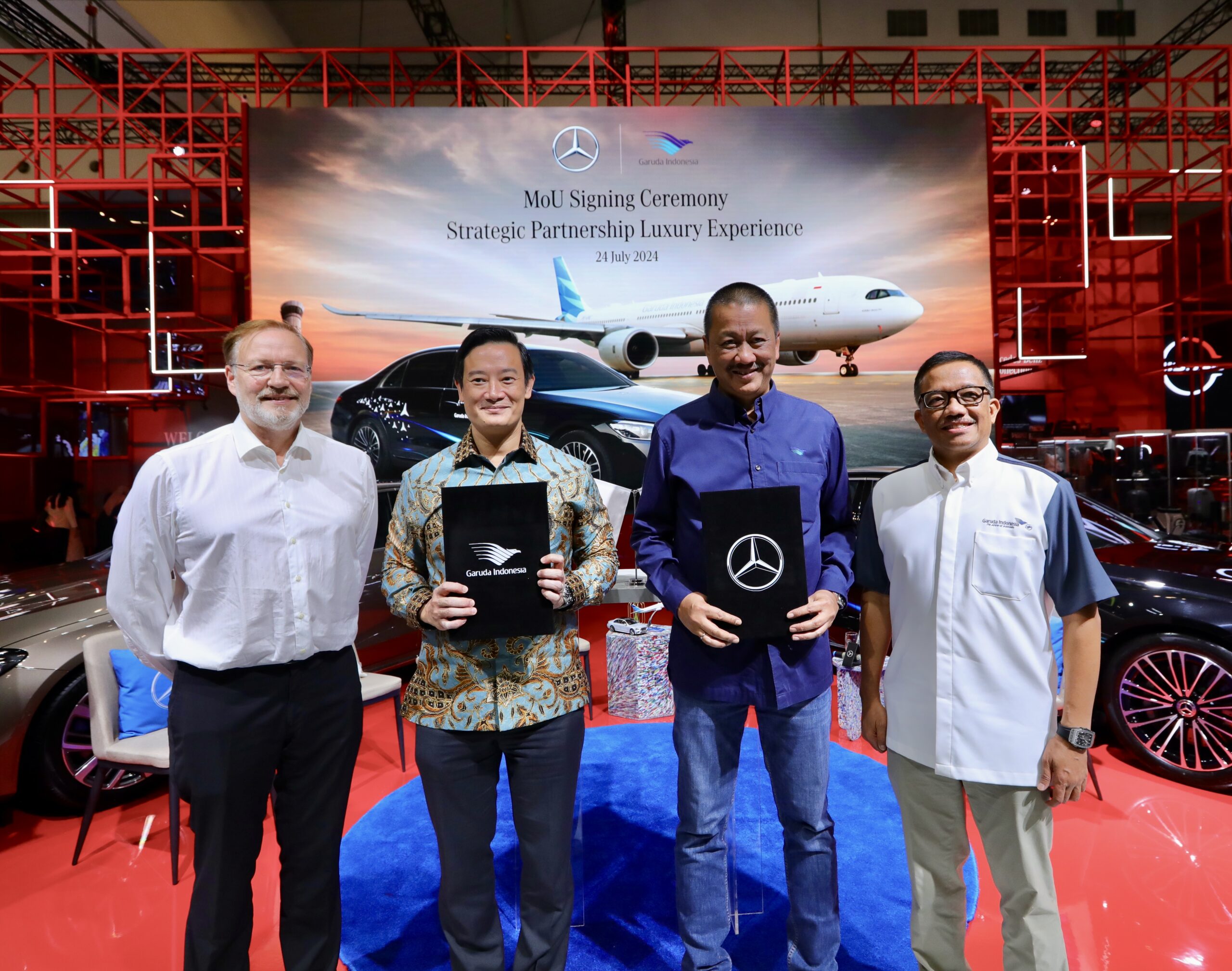 Kolaborasi Mercedes-Benz dan Garuda, Penerbangan lebih Mewah 