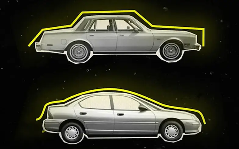 perbedaan mobil dulu dan sekarang terlihat dari desainnya